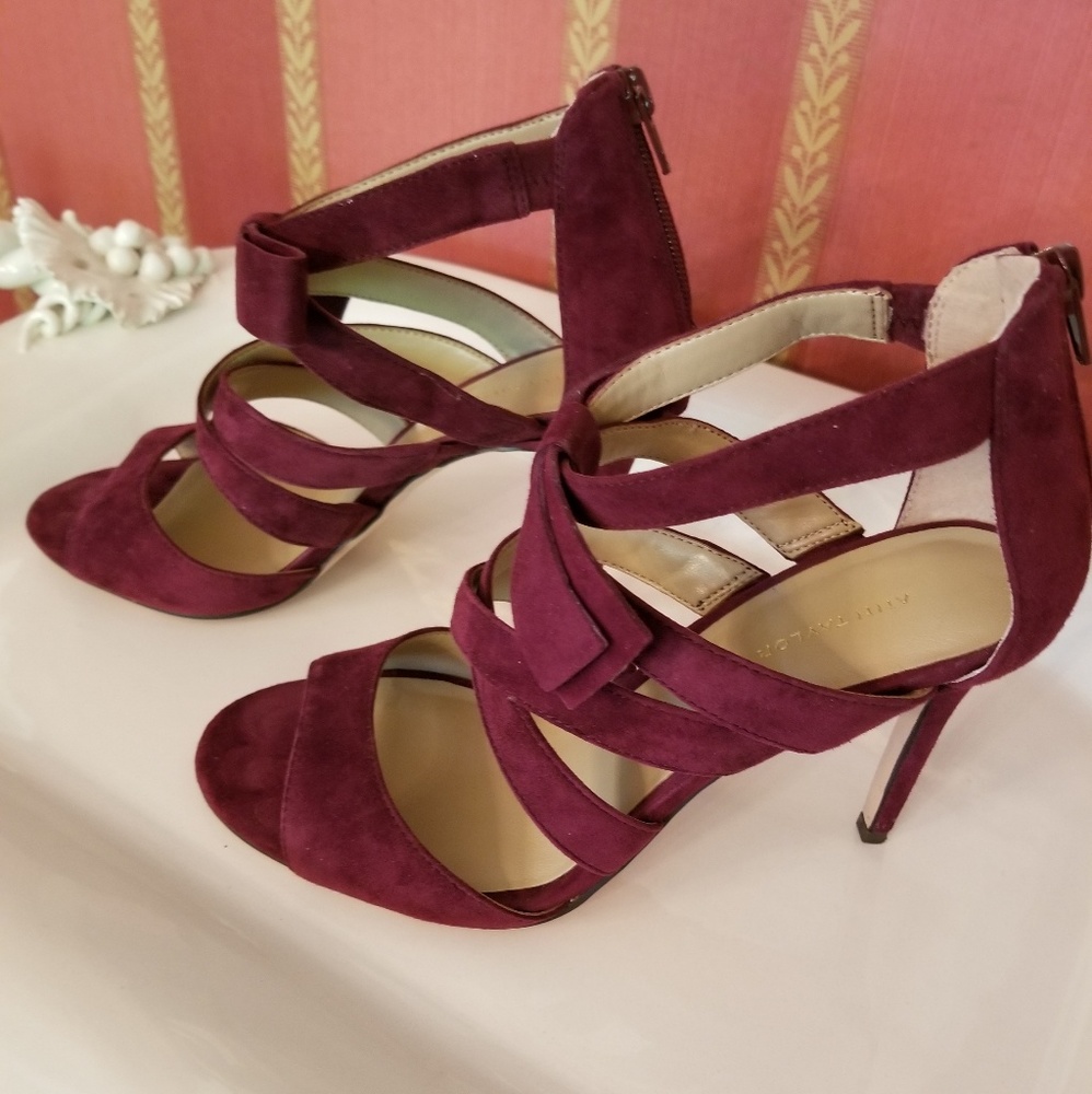 Bordeaux Suede Pumps